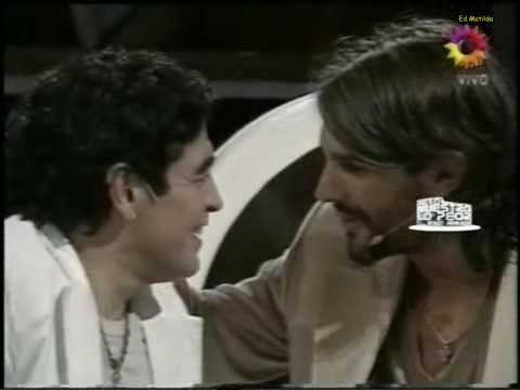 Pablo Echarri y Maradona