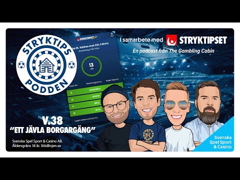 Stryktipspodden V.38 "ett jävla borgargäng"