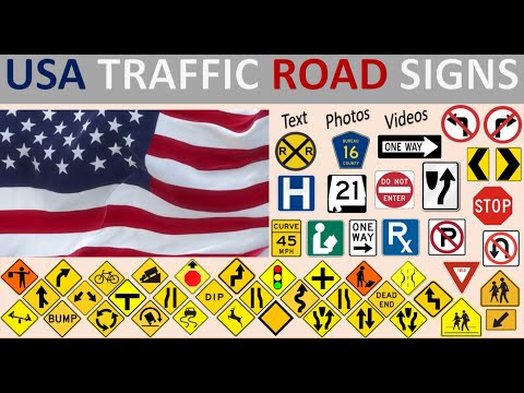 USA TRAFFIC ROAD SIGNS