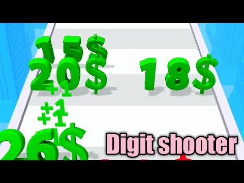 Digit shooter 3D ll Level Up Numbers Game Run Master Max Level ll Freeplay All games