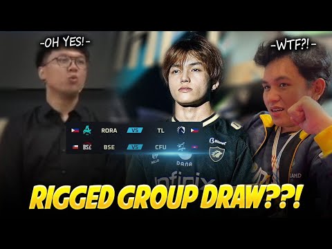 FANS are saying this GROUP DRAW is RIGGED! M7 WORLDS Group Draw [CUT]