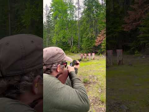 ✅out😳the knock over power behind the Winchester model 1892 44 magnum caliber with 20 inch barrel