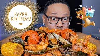 ITS MY BIRTHDAY IM 39 !! | MOUNTAIN of SEAFOOD