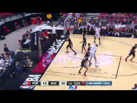 Gorgui Dieng sick slam dunk NBA Summer League Las Vegas