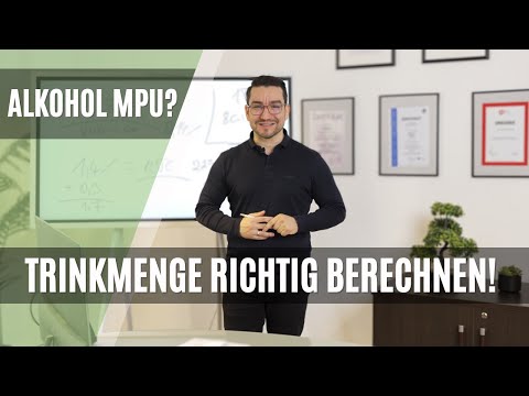 Trinkmenge richtig berechnen!