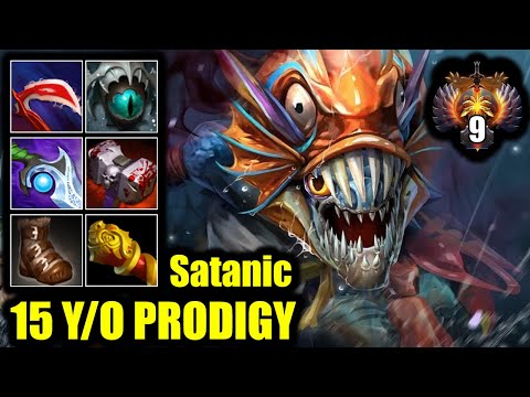 🔥 15 Y/O PRODIGY - Satanic - Full Slark Ownage - Dota 2 Pro Game Highlights