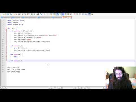 Lets Code Python Tetris Part 1