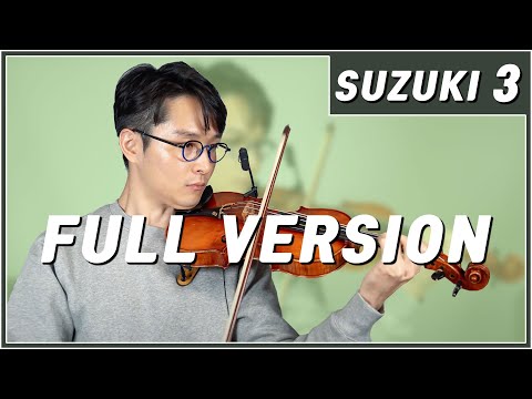 Suzuki Violin School Book Vol. 3 Full Version @bochankang