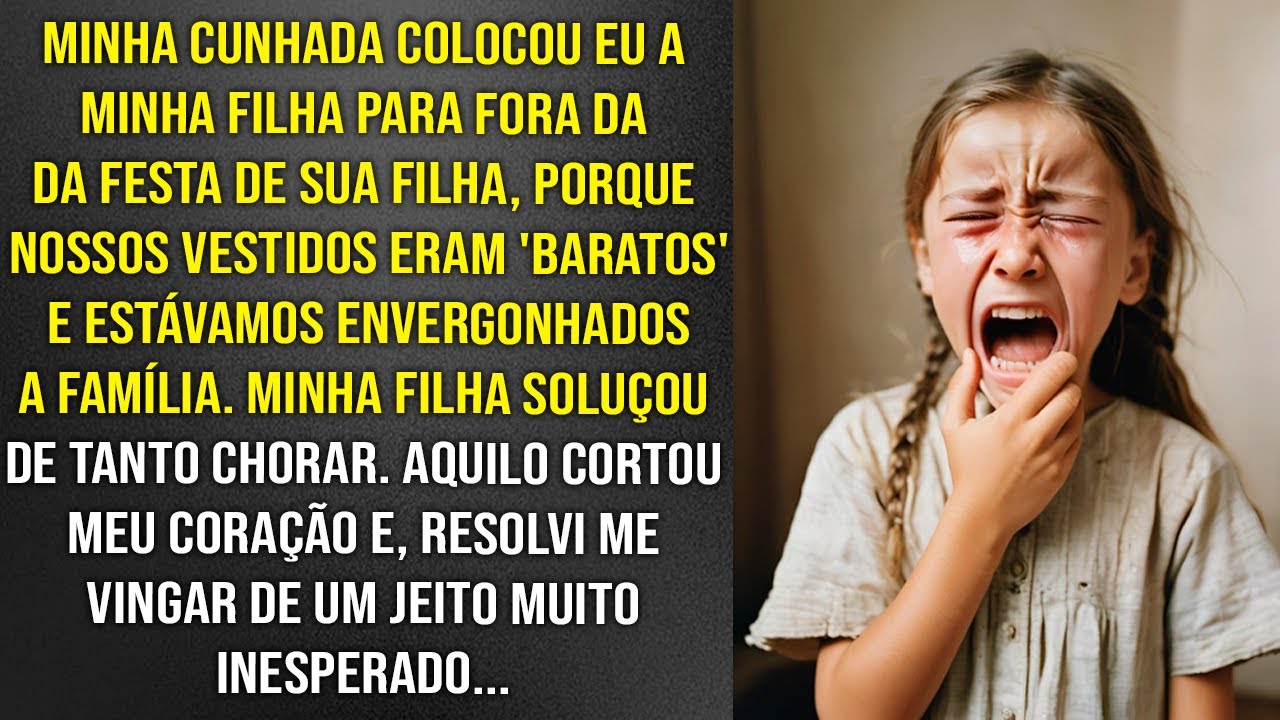 Minha cunhada expulsou minha filha e eu da festa da filha dela por usarmos vestidos "baratos"