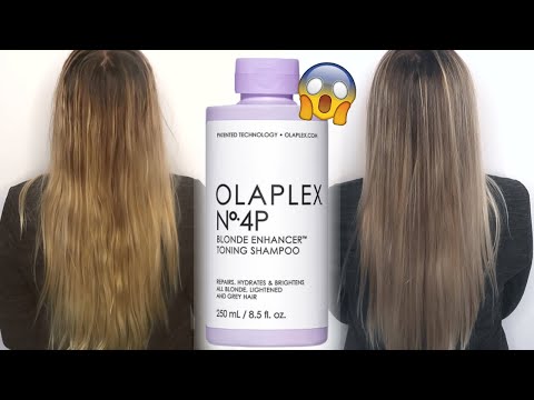 OLAPLEX NO 4P BLONDE ENHANCER TONING SHAMPOO REVIEW |...