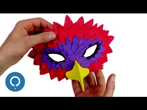 Masque d'oiseau à fabriquer soi-même