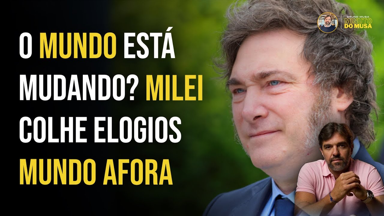REVISTA DA ESQUERDA ELOGIA AÇÕES E VISÃO DE MUNDO 🌍 DE MILEI. ALGO MUITO GRANDE ACONTECE| BRUNO MUSA