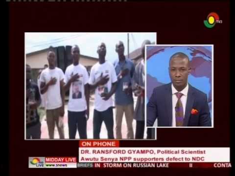 Awutu Senya NPP supporters defect to NDC - 20/6/2016