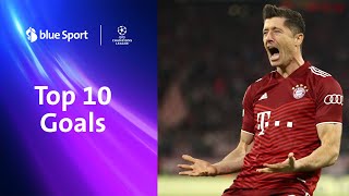 Top 10 Goals  UEFA Champions League Saison 2021/22
