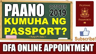 STEPS: Passport Online Appointment and Payment using PayMaya (TAGALOG) DFA ALABANG