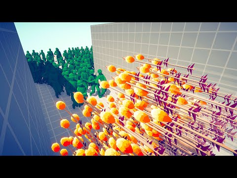 100x PLASTIC SOLDIERS vs EVERY GOD - Totally Accurate Battle Simulator TABS