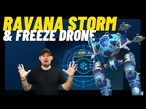 War Robots: Ravana Storm with Freezer drone, WR gameplay