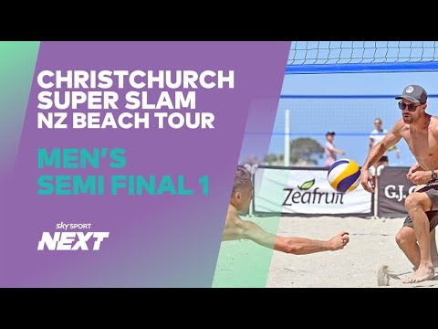 Nicklin & Hartles v Muller & Reid | Men's Semi Final 1 | NZ Beach Tour | Christchurch Super Slam