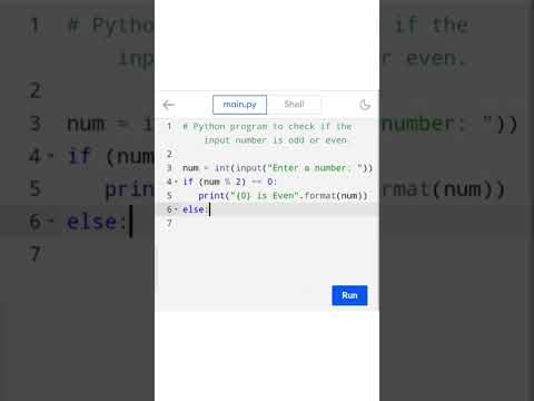 Python Tutorial Testing If A Number Is Even Or Odd