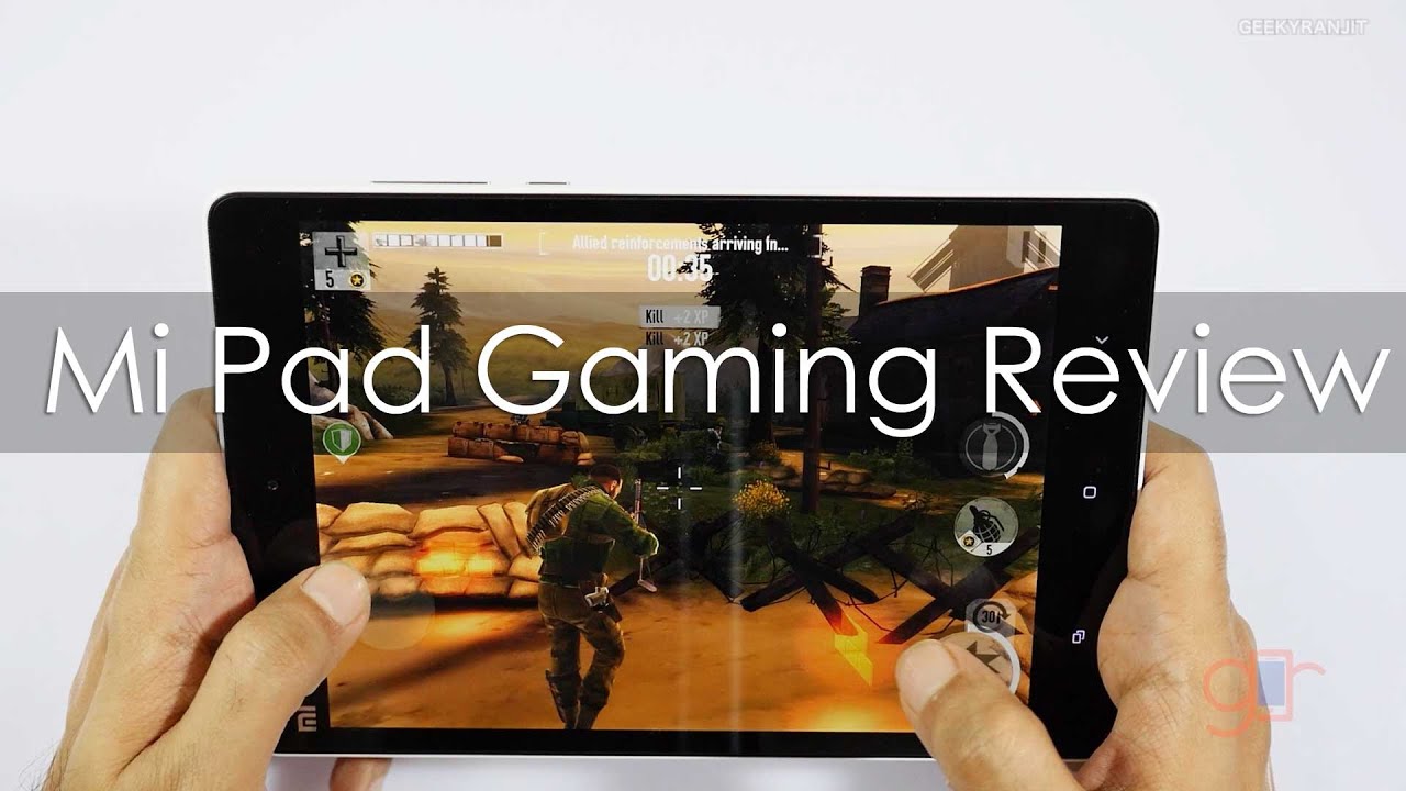 Mi Pad Android Tablet Gaming Review with HD Games