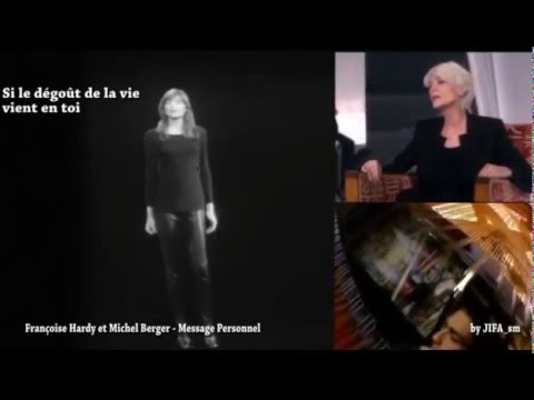 Francoise Hardy et Michel Berger   Message Personnel