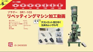 ブラザー工業｜BROTHER リベッティングマシン BR1-103の動画サムネイル