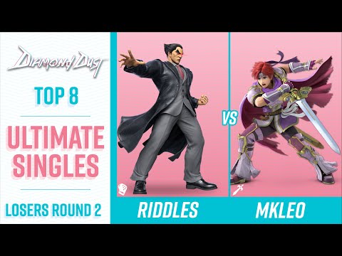 Riddles (Kazuya) vs MKLeo (Roy) - TOP 8 (LOSERS ROUND 2) - ULTIMATE SINGLES | Diamond Dust