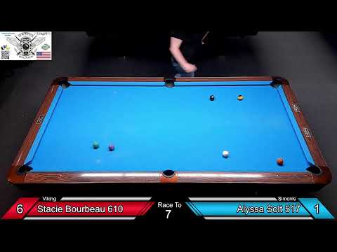 J Pechauer Custom Cues NE Women's Tour - Top 3: Stacie Bourbeau vs. Alyssa Solt