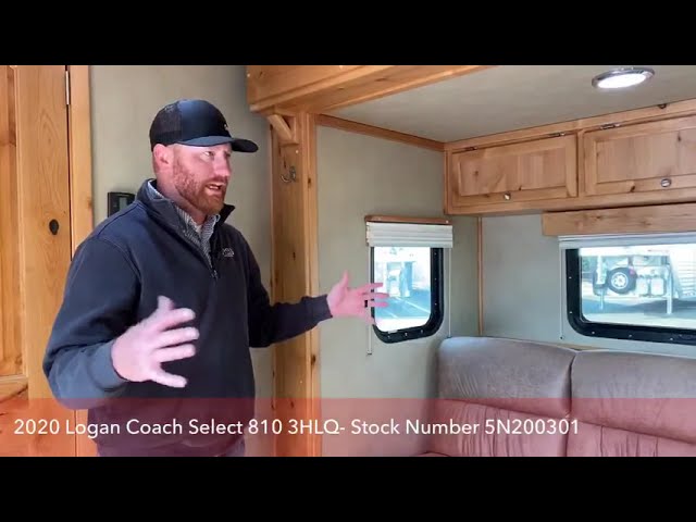 Preview image of 2020 Logan Coach Select 810 3 Horse Living Quarters youtube video