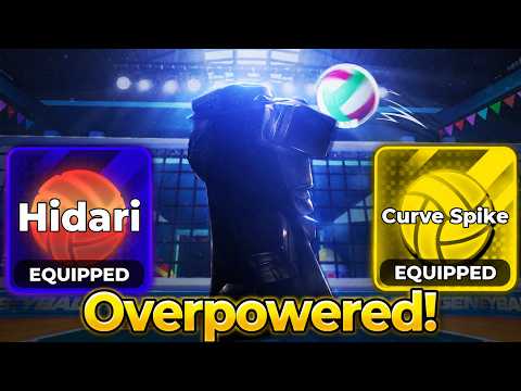 HIDARI AND CURVE SPIKE IS OVERPOWERED IN VOLLEYBALL LEGENDS