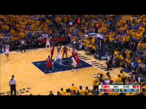 WATCH: Rodney Stuckey turns Cory Joseph around with fake pass