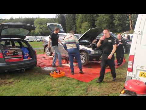 Team Compact BMW Rally , Service Galloway Hills