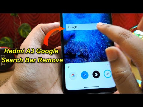 How to Remove Google Search Bar | How to Customize Google Search Bar | Redmi A3 Search Bar Remove |