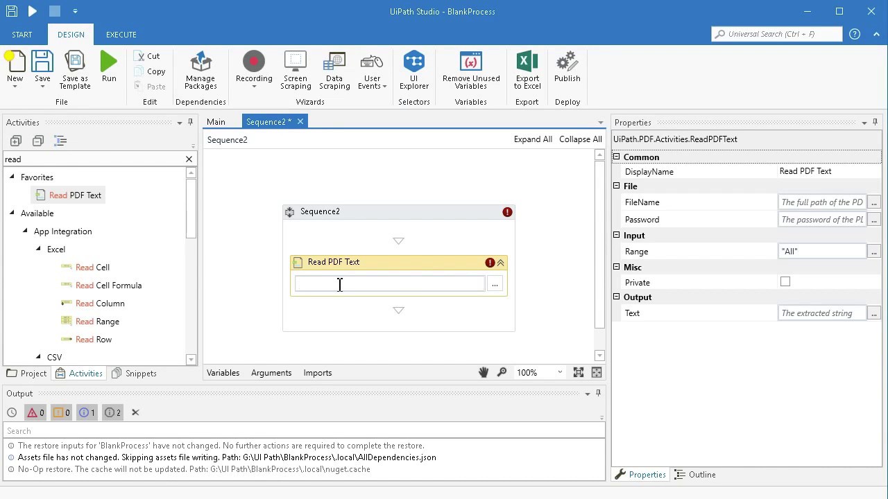 Extract PDF to Text File - ep1