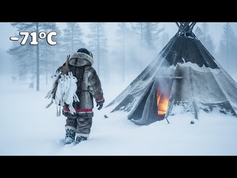 Surviving a Week Alone in the Taiga | Hunting, Trapping, and Fire-Making
