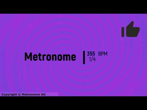 355 BPM 1/4 Metronome