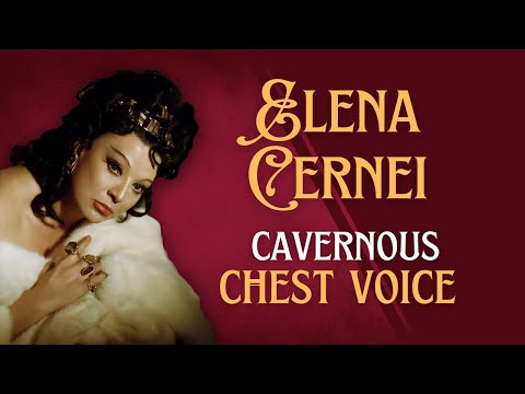 Elena Cernei demonstrates her cavernous chest voice️‍🔥