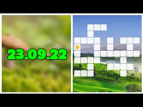 23.09.2022 Пазл дня, Кроссворд дня в игре Wow
