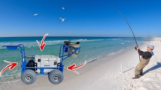 The ULTIMATE Surf Cart Reviewed **Bonus Giant Landed From the Beach**