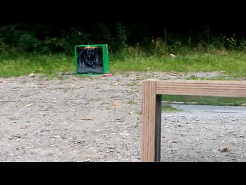 8 mm vs 8 mm PFS Slingshot shooting