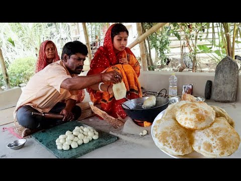 Perfect Puri Recipe | আজ বাবার কাছে শিখলাম কিভাবে দোকানের মতো পুরি বানাতে হয় |