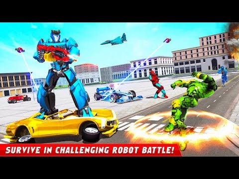 Police Tiger Robot Car Game 3D - Robot Game - Android Gameplay