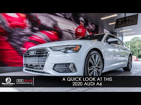 Quick Look Into This 2020 Audi A6