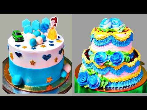 5 Amazing Cake Making Simple Design At home Only Five Minutes 🙌