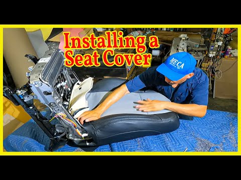 How to Install a Toyota Tacoma Seat cover - Auto Upholstery
