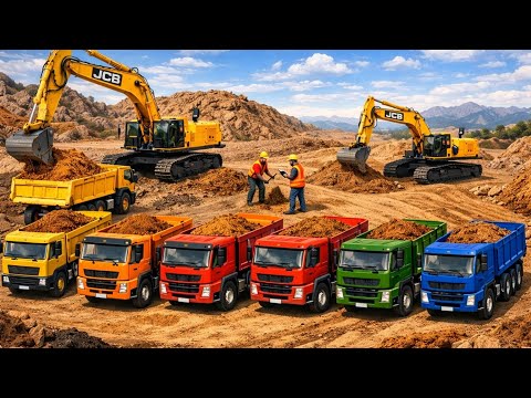 Insane Heavy Metal Road Construction Simulator🚧 | Real Excavator Truck Work Android Gameplay