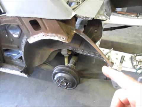 1965 Mustang trunk pan install and initial fitment of quarter panel. Mystique part 5