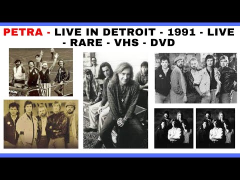 PETRA - LIVE IN DETROIT - 1991 - LIVE - RARE - VHS - DVD
