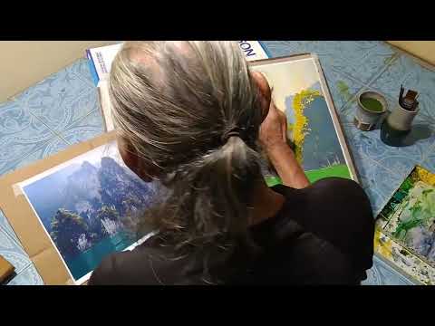 สีน้ำ : อาจารย์ชัยวัฒน์ วรรณานนท์