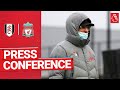 Jürgen Klopp's pre-Fulham press conference | Latest on Alisson, Ox, Jota and more